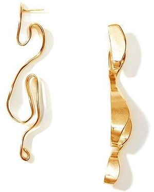 Nectar Nectar New York Flowing Earrings - Black