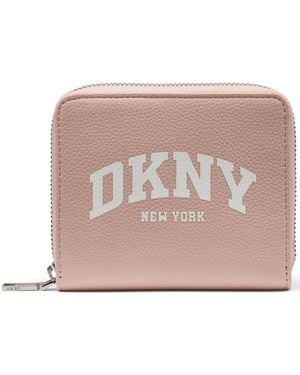 DKNY Hadlee Zipper Around Wallet - Pink
