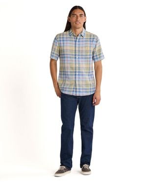 Pendleton Short Sleeve Linen Dawson Shirt - Blue