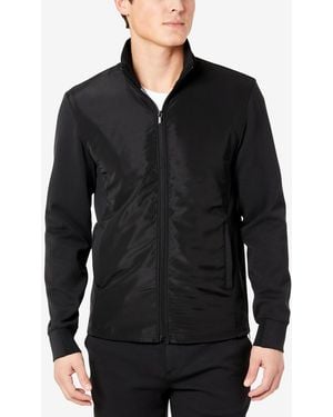 Kenneth Cole Active Mock Neck Jacket - Black