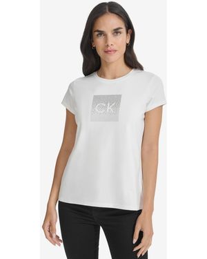 Calvin klein t shirt womens sale hot sale