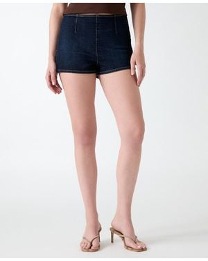 Guess Liza Denim Hot Shorts - Blue
