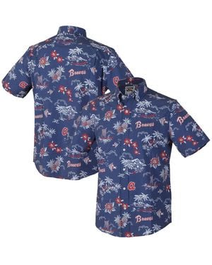 Reyn Spooner Atlanta Braves Kekai Button-down Shirt - Blue
