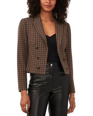 Vince Camuto Cropped Open-front Blazer - Black