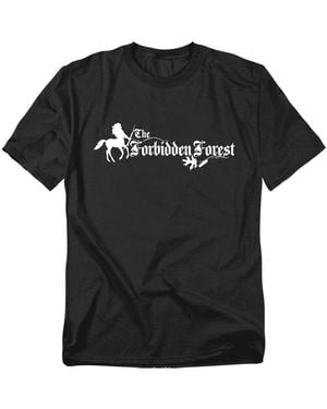 Harry Potter Forbidden Forest T Shirt - Black