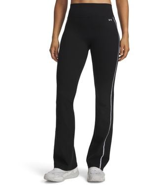 Under Armour Motion High-waisted Boot-cut Pants With Pockets - Black