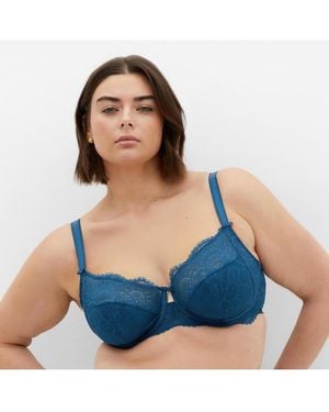 City Chic Ophelia Underwire Bra - Blue