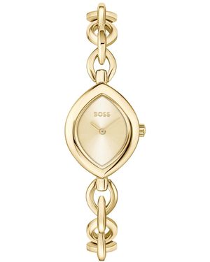 BOSS Fiora Quartz Ionic Plated Thin Steel Watch - Metallic