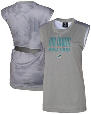 Outerstuff Miami Dolphins No Sweat Tank Top - Gray