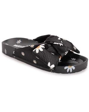 Muk Luks Island Luau Sandals - Black