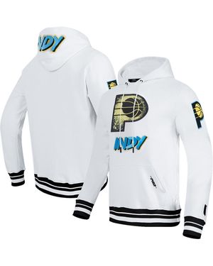 Pro Standard Indiana Pacers 2024/25 City Edition Pullover Hoodie - White