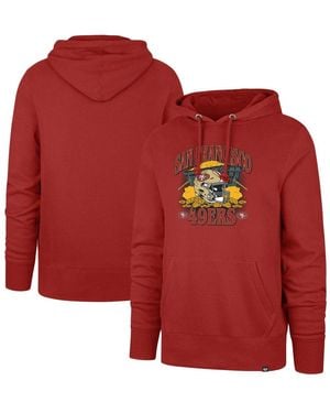 '47 47 Brand San Francisco 49ers Regional Headline Hoodie - Red