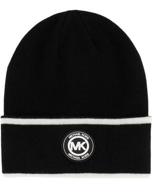 Michael Kors Chunky Shaker Cuff Hat - Black