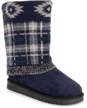 Muk Luks Cheryl Boot - Blue