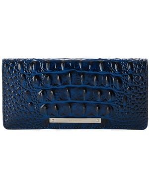 Brahmin Ady Leather Wallet - Blue