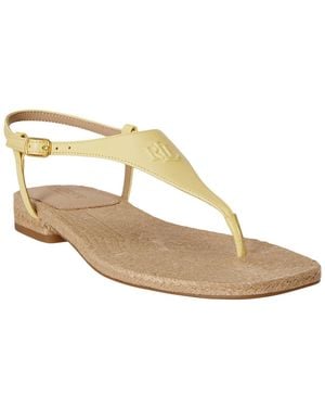 Ralph Lauren Everley Flat Sandals - Metallic