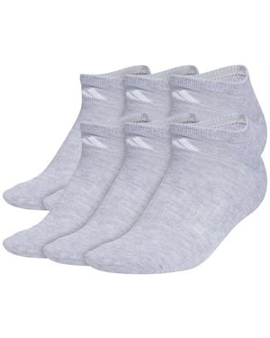 adidas No Show Athletic Cushioned Socks - Blue