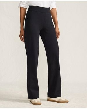 Lands' End Starfish Mid Rise Straight Leg Pants - Black