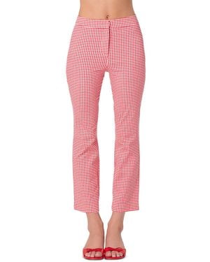 Astr Alma High-rise Cropped Pants - Pink