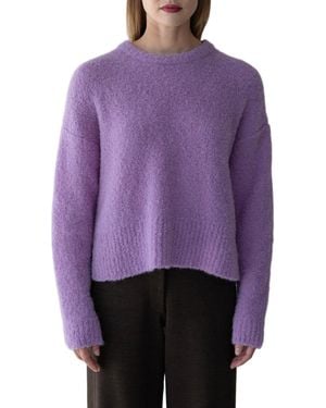SSKEIN Belle Boucle Pullover Sweaters - Purple