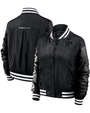 Fanatics Cincinnati Bengals Elements Wave Full-snap Jacket - Black