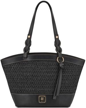 Nine West Nefi Shopper Tote Bag - Black