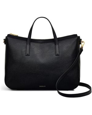 Radley KENDAL TERRACE ラージ ジップトップ トート Dark Butter Suede Tote Bag | Kendal Terrace AW25 | Radley