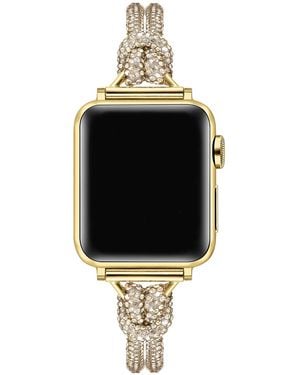 The Posh Tech Serena Faux Tennis Bracelet Band For Apple Watch - Black