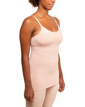 Modern Eternity Maternity Maternity Isabella Seamless Yoga Nursing Tank - Pink