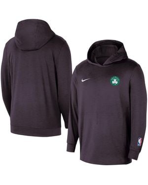 Nike Boston Celtics Authentic Practice Yoga Restore Pullover Hoodie - Blue