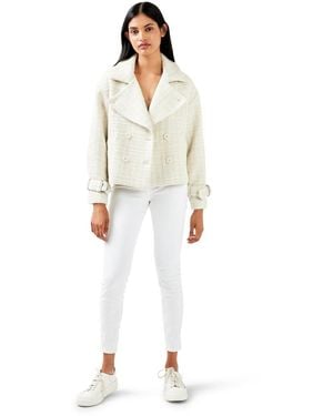 Belle & Bloom Love & Mercy Striped Blazer - White