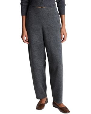 Kenneth Cole Pull-on Barrel Leg Elastic-waist Pants - Black