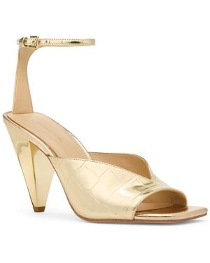 Michael Kors Michael Electra Ankle Strap Dress Sandals - Natural
