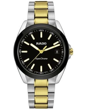 Rado Swiss Hyperchrome Two-tone Stainless Steel Bracelet Watch 42mm - Metallic