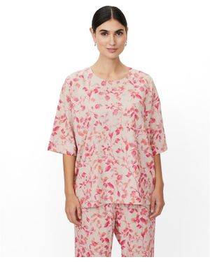 Masai Madegana Floral Print Top - Pink