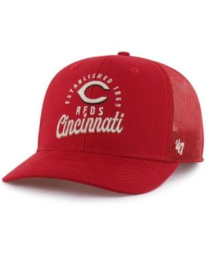 '47 47 Brand Cincinnati S Pitstop Trucker Adjustable Hat - Red