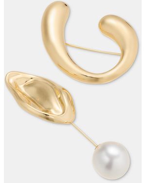 INC International Concepts 2-pc. Set Imitation Pearl Pins - White