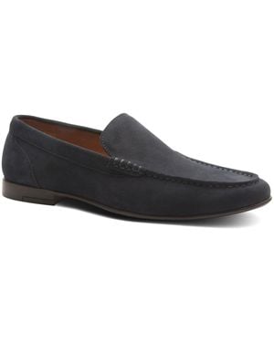 Gordon Rush Ashton Dress Casual Slip-on Moc Toe Loafer - Black