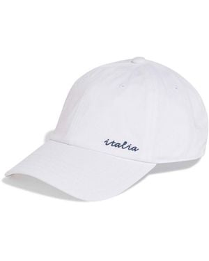 adidas And Italy National Team Dad Adjustable Hat - White