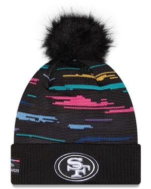 KTZ San Francisco 49ers 2026 Nfl Crucial Catch Cuffed Knit - Black