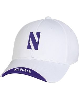 Under Armour Northwestern Wildcats Sideline Blitzing Accent Flex Hat - White