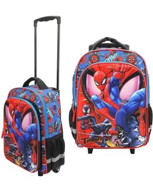 Spider-man Bioworld Batman Rolling Backpack - Red