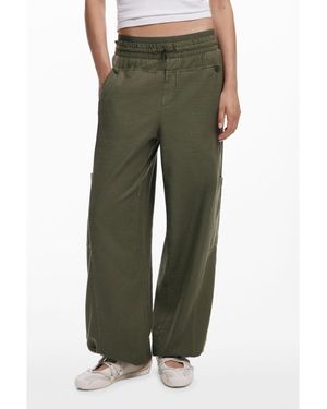 Desigual Twill jogger Pants - Green