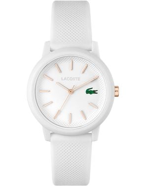 Lacoste L.12.12 Silicone Strap Watch 36mm - White