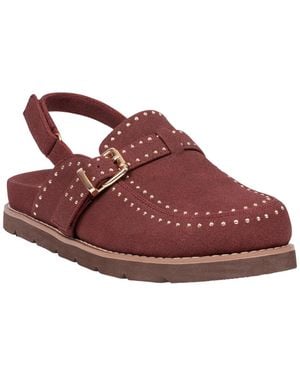 Gc Shoes Corell Studded Buckle Slingback Mules - Red