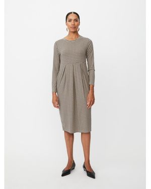 Masai Knee Length Dress - White