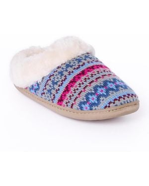 Minnetonka Dina Clog Slippers - Blue
