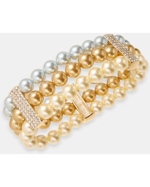 Charter Club Three-row Stretch Bracelet - Metallic
