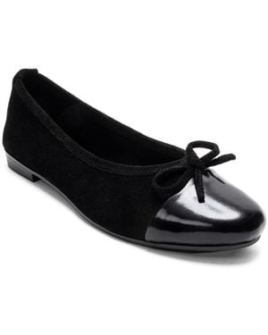 Forever & Always Shoes Boleo Leather Ballet Flat - Black