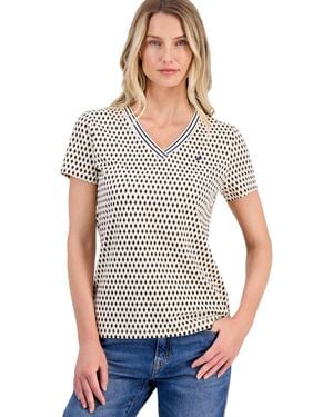 Nautica V-neck T-shirt - White